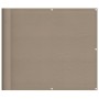Balcony screen 100% polyester Oxford taupe 90x1000 cm by , Umbrellas - Ref: Foro24-4000244, Price: 45,00 €, Discount: %