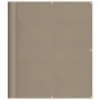 Balkonschirm 100 % Polyester Oxford taupe 120x800 cm von , Sonnenschirme - Ref: Foro24-4000250, Preis: 37,89 €, Rabatt: %