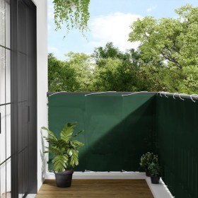 Pantalla de balcón 100% poliéster Oxford verde oscuro 120x800cm