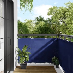 Pantalla de balcón 100% poliéster Oxford azul 90x1000 cm