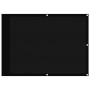 Pantalla de balcón 100% poliéster Oxford negro 75x800 cm de , Sombrillas - Ref: Foro24-4000362, Precio: 30,73 €, Descuento: %