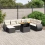 8-piece garden sofa set and black synthetic rattan cushions by , Garden sets - Ref: Foro24-3275849, Price: 569,37 €, Discount: %