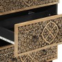 2-piece sideboard solid mango wood 60x33x75 cm by , Sideboards - Ref: Foro24-3206305, Price: 353,60 €, Discount: %