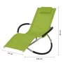 Geometrische Gartenliege aus grünem Stahl von vidaXL, Liegen - Ref: Foro24-47776, Preis: 132,81 €, Rabatt: %