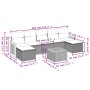 Gartensofa-Set mit beigen Kissen 8 Stück PE-Rattan von , Gartensets - Ref: Foro24-3227921, Preis: 423,80 €, Rabatt: %