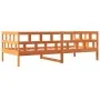 Sofá cama de madera maciza de pino marrón cera 90x190 cm de , Camas y somieres - Ref: Foro24-844410, Precio: 85,15 €, Descuen...