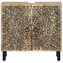 Conjunto de muebles de baño 2 piezas madera maciza de mango de , Muebles de baño - Ref: Foro24-3206313, Precio: 233,68 €