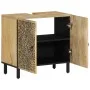 Conjunto de muebles de baño 2 piezas madera maciza de mango de , Muebles de baño - Ref: Foro24-3206313, Precio: 228,45 €, Des...