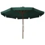 Sonnenschirm mit grüner Holzstange 330 cm von vidaXL, Sonnenschirme - Ref: Foro24-47213, Preis: 153,32 €, Rabatt: %