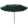 Sonnenschirm mit grüner Holzstange 330 cm von vidaXL, Sonnenschirme - Ref: Foro24-47213, Preis: 152,63 €, Rabatt: %