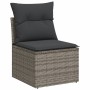 9-teiliges Gartenmöbel-Set und graue synthetische Rattankissen von , Gartensets - Ref: Foro24-3255913, Preis: 483,32 €, Rabat...