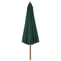 Garden umbrella with green wooden pole 330 cm by vidaXL, Umbrellas - Ref: Foro24-47213, Price: 163,12 €, Discount: %