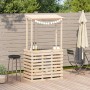 Garden bar table with solid wood roof 112.5x57x195.5 cm by , Garden tables - Ref: Foro24-832534, Price: 188,05 €, Discount: %