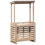 Garten-Stehtisch mit Massivholzdach 112,5x57x195,5 cm von , Gartentische - Ref: Foro24-832534, Preis: 188,49 €, Rabatt: %