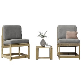 Gartenmöbel-Set 3-teilig aus imprägniertem Kiefernholz von , Gartenstühle - Ref: Foro24-832624, Preis: 93,27 €, Rabatt: %