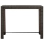 Hoher Gartentisch Kunstrattan braun 140,5x60,5x110,5 cm von vidaXL, Gartentische - Ref: Foro24-45876, Preis: 96,53 €, Rabatt: %