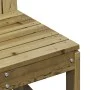 Garden furniture set 3 pieces impregnated pine wood by , Garden chairs - Ref: Foro24-832624, Price: 92,38 €, Discount: %