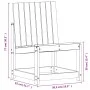 Garden furniture set 3 pieces impregnated pine wood by , Garden chairs - Ref: Foro24-832624, Price: 92,38 €, Discount: %