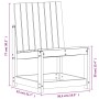 Gartenmöbel-Set 3-teilig aus imprägniertem Kiefernholz von , Gartenstühle - Ref: Foro24-832624, Preis: 93,27 €, Rabatt: %