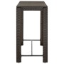 Hoher Gartentisch Kunstrattan braun 140,5x60,5x110,5 cm von vidaXL, Gartentische - Ref: Foro24-45876, Preis: 96,53 €, Rabatt: %