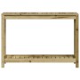 Plantation table with impregnated pine wood shelf 108x35x75 cm by , Pot stands - Ref: Foro24-832396, Price: 88,86 €, Discount: %