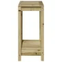 Plantation table with impregnated pine wood shelf 108x35x75 cm by , Pot stands - Ref: Foro24-832396, Price: 84,78 €, Discount: %