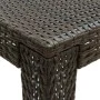 High garden table made of synthetic brown rattan 140.5x60.5x110.5 cm by vidaXL, Garden tables - Ref: Foro24-45876, Price: 93,...