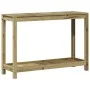 Plantation table with impregnated pine wood shelf 108x35x75 cm by , Pot stands - Ref: Foro24-832396, Price: 84,78 €, Discount: %