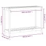 Plantation table with impregnated pine wood shelf 108x35x75 cm by , Pot stands - Ref: Foro24-832396, Price: 84,78 €, Discount: %