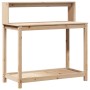 Pflanztisch mit Kiefernholzregalen 108x50x109,5 cm von , Topfständer - Ref: Foro24-832412, Preis: 83,85 €, Rabatt: %