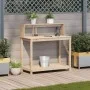 Planting table with pine wood shelves 108x50x109.5 cm by , Pot stands - Ref: Foro24-832412, Price: 82,99 €, Discount: %