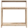 Pflanztisch mit Kiefernholzregalen 108x50x109,5 cm von , Topfständer - Ref: Foro24-832412, Preis: 83,85 €, Rabatt: %