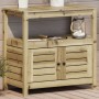 Plantation table with impregnated wood shelves 82.5x45x81 cm by , Pot stands - Ref: Foro24-832431, Price: 144,52 €, Discount: %