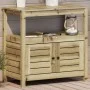 Plantation table with impregnated wood shelves 82.5x45x81 cm by , Pot stands - Ref: Foro24-832431, Price: 137,93 €, Discount: %