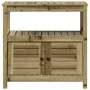 Plantation table with impregnated wood shelves 82.5x45x81 cm by , Pot stands - Ref: Foro24-832431, Price: 137,93 €, Discount: %