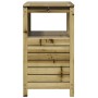 Plantation table with impregnated wood shelves 82.5x45x81 cm by , Pot stands - Ref: Foro24-832431, Price: 144,52 €, Discount: %