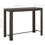 Hoher Gartentisch Kunstrattan braun 140,5x60,5x110,5 cm von vidaXL, Gartentische - Ref: Foro24-45876, Preis: 96,53 €, Rabatt: %