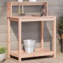 Mesa de plantación con estantes madera Douglas 82,5x50x109,5 cm de , Soportes para macetas - Ref: Foro24-832410, Precio: 66,05 €