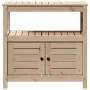 Pflanztisch mit Regalen aus massivem Kiefernholz 82,5x45x81cm von , Topfständer - Ref: Foro24-832427, Preis: 116,83 €, Rabatt: %