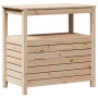Pflanztisch mit Regalen aus massivem Kiefernholz 82,5x45x81cm von , Topfständer - Ref: Foro24-832427, Preis: 118,76 €, Rabatt: %
