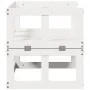 Extendable garden sofa bench solid white pine wood by , garden benches - Ref: Foro24-832611, Price: 124,07 €, Discount: %