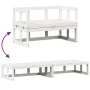 Extendable garden sofa bench solid white pine wood by , garden benches - Ref: Foro24-832611, Price: 124,07 €, Discount: %