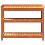 Plantation table with brown pine wood shelves 108x45x86.5 cm by , Pot stands - Ref: Foro24-844639, Price: 109,37 €, Discount: %