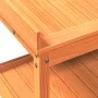 Plantation table with brown pine wood shelves 108x45x86.5 cm by , Pot stands - Ref: Foro24-844639, Price: 109,37 €, Discount: %