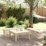 Gartenbänke 2 Einheiten aus massivem Tannenholz von , Gartenstühle - Ref: Foro24-3207135, Preis: 203,13 €, Rabatt: %