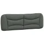 Bed frame with LED lights dark gray fabric 160x200 cm by , Beds and slatted bases - Ref: Foro24-3213712, Price: 264,66 €, Dis...