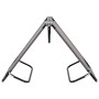 Tumbona plegable acero gris de vidaXL, Tumbonas - Ref: Foro24-47757, Precio: 73,45 €, Descuento: %