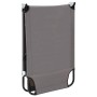 Tumbona plegable acero gris de vidaXL, Tumbonas - Ref: Foro24-47757, Precio: 73,45 €, Descuento: %