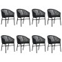 Garden dining set 9 pieces black by , Garden sets - Ref: Foro24-3099244, Price: 1,00 €, Discount: %
