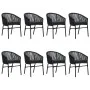 Garden dining set 9 pieces black by , Garden sets - Ref: Foro24-3099244, Price: 1,00 €, Discount: %
